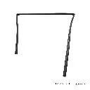 نوار دور شیشه درب جلو چپ MVM TIGGO5EXCELLENTSPORT - T21-5206131